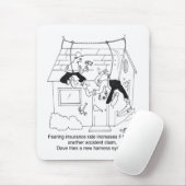 Versuchen eines neuen Sicherheitsgurts Mousepad (Mit Mouse)