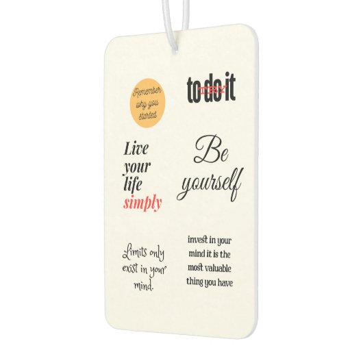 versuchen, es zu tun autolufterfrischer (Links)