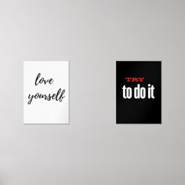 versuchen, es zu tun bilderwand sets