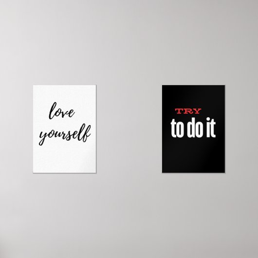 versuchen, es zu tun bilderwand sets (Vorderseite)