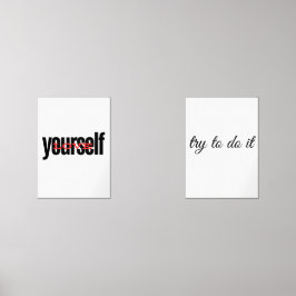 versuchen, es zu tun bilderwand sets