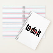 versuchen, es zu tun notizblock (Innen)