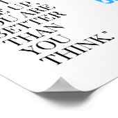 versuchen, es zu tun poster (Ecke)