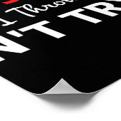 Versuchen Sie es doch bitte nicht mit meinem T-Shi Poster (Ecke)