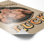 Versuchen Sie Ihr Glück - Knuckle Kämpfer Fotodruck (Ecke)