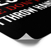 Versuchen Sie Jesus Bitte versuchen Sie mir kein T Poster (Ecke)