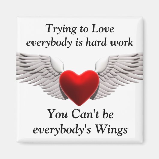 Versuchen Sie, Liebe_ Magnet (Vorne)