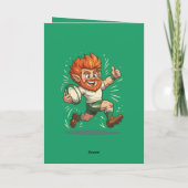 Versuchen Sie Line St Patricks Match Day Charge Karte (Rückseite)