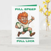 Versuchen Sie Line St Patricks Match Day Charge Karte (Gelbe Blume)