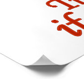 Versuchen Sie mir Pingpong zu flammen Poster (Ecke)