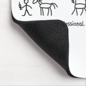 Versuchen Sie nicht dieses zu Hause (tierärztlich) Mousepad (Ecke)