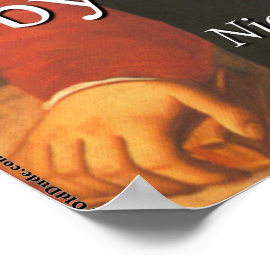 Versuchen Sie nie, gewaltsam zu gewinnen - Machiav Poster (Ecke)