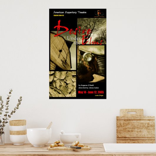 VERSUCHEN UNTER ELMS POSTER (Küche)