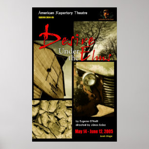 VERSUCHEN UNTER ELMS POSTER