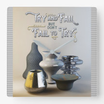 Versuchen & Versag, aber Versag nicht, die stilvol