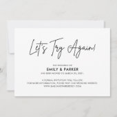 Versuchen wir es noch einmal mit der Ankündigung d (Vorderseite)