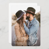 Versuchen wir es noch einmal mit der Postponierung Einladung (Vorne/Hinten)