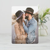 Versuchen wir es noch einmal mit der Postponierung Einladung (Stehend Vorderseite)