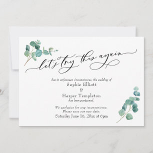 Versuchen wir es noch einmal mit der verspäteten H Einladung