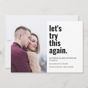 Versuchen wir es noch einmal mit diesem Foto. Ände Save The Date