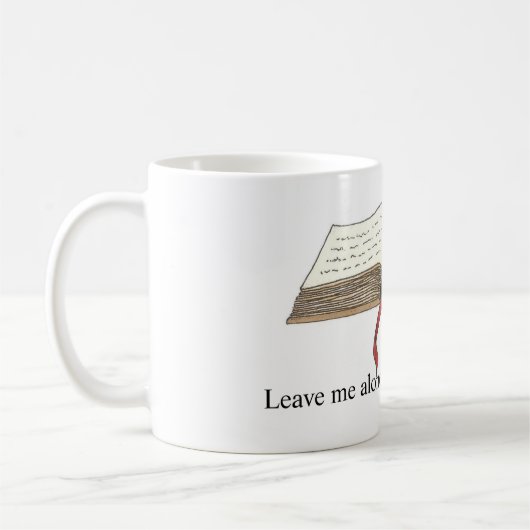 "Versuchend, Tasse zu lesen" (Links)