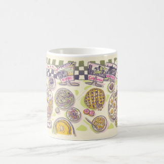 Versuchende amerikanische Nahrung Kaffeetasse