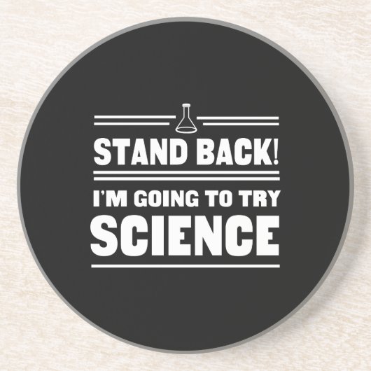 Versuchende Wissenschaft Getränkeuntersetzer (Vorne)