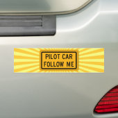 Versuchsauto-Follow-me Autoaufkleber (Auf Auto)