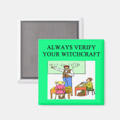 Versuchsergebniswitz Magnet (Vorderseite/Rückseite)