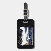 Versuchsflugzeug Gepäckanhänger (Vorderseite vertikal)