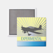 Versuchsflugzeug Magnet (Vorderseite/Rückseite)