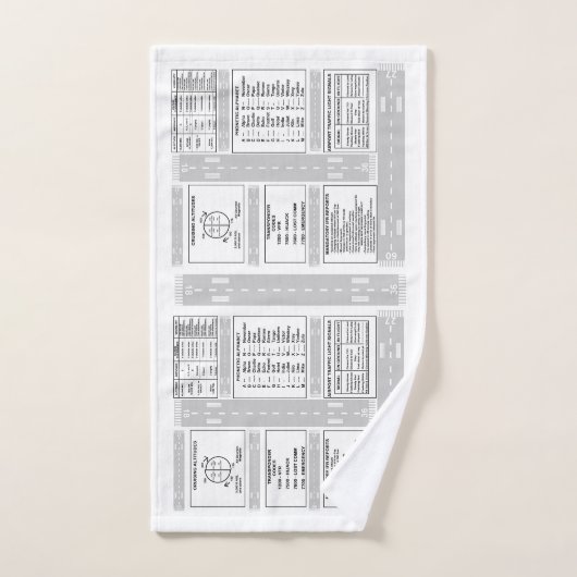 VersuchsKneeboard Bad-Tuch-Set Badhandtuch Set (Handtuch)