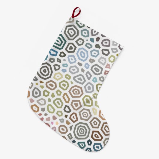 Versuchsmuster 2 großer weihnachtsstrumpf (Vorderansicht (hängend))