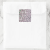 Versuchsmuster Quadratischer Aufkleber (Tasche)
