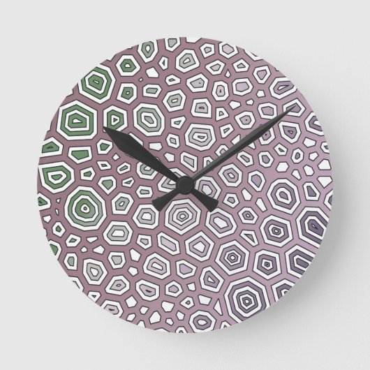 Versuchsmuster Runde Wanduhr (Vorderseite)