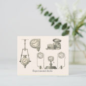 Versuchsuhren Postkarte (Stehend Vorderseite)