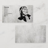 VersuchsVisitenkarte-Schablone Visitenkarte (Vorne/Hinten)