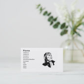 VersuchsVisitenkarte Visitenkarte (Stehend Vorderseite)