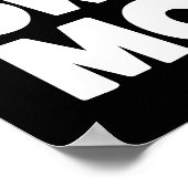 Versucht eure Träume, so wie sie euch Geld schulde Poster (Ecke)