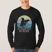 Versucht Murder Crows & Ravens Funny Crow Shirt B (Vorderseite)