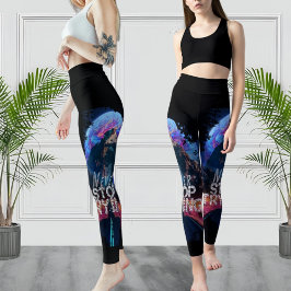Versucht nie, moderne schwarze LEGGINGS zu probier