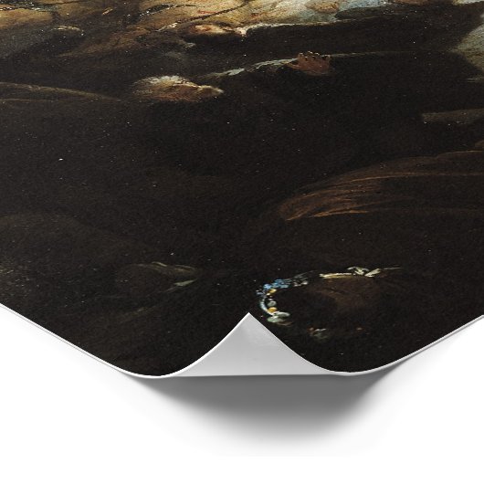 Versuchte Ermordung von Kaiser Napoleon Poster (Ecke)