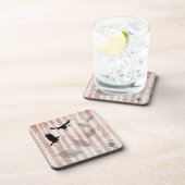 Versuchte Ermordung von Krähen im Weißen Birkenwal Getränkeuntersetzer (Rechte Seite)