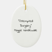 Versuchter Einbruch Keramik Ornament (Hinten)