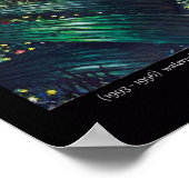 Versuchung der Aquarellmalerei Poster (Ecke)