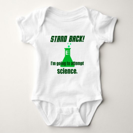 Versuchung der Wissenschaft Baby Strampler (Vorderseite)