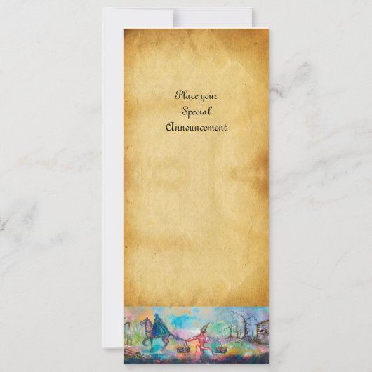 VERSUCHUNG Dunkler Ritter, Teufelsschatz Einladung (Rückseite)