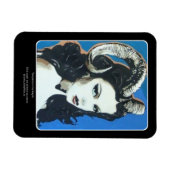 'Versuchung im Magick' Gemälde auf einem Magnet (Horizontal)