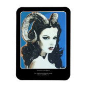 'Versuchung im Magick' Gemälde auf einem Magnet (Vertikal)