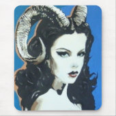 'Versuchung im Magick' Gemälde auf einem Mousepad (Vorne)
